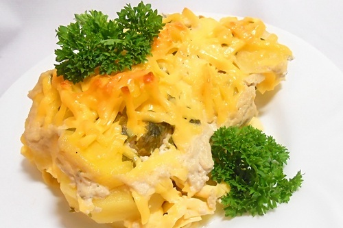 Картофельный гратен с сыром по-французски