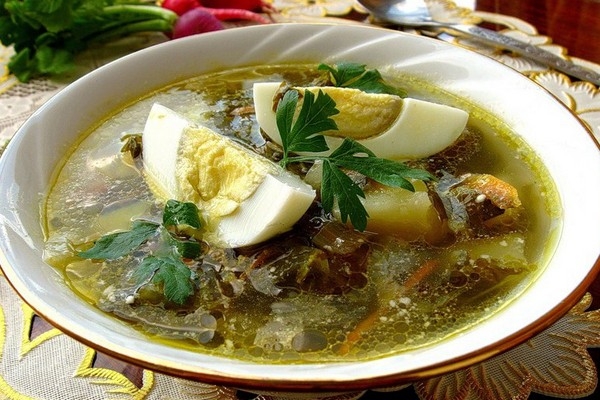 Щавелевый украинский суп