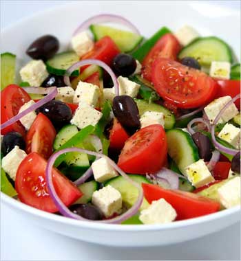 Как приготовить греческий салат. Рецепт