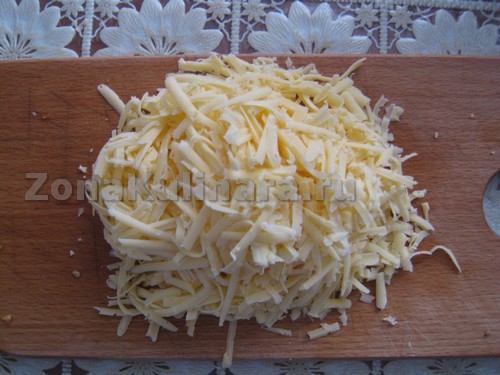 трем сыр на среднюю терку
